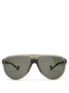 Matchesfashion.com District Vision - Yukari D Frame Performance Sunglasses - Mens - Grey