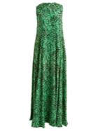Raey Squiggle-print Silk Maxi Dress