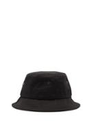 Matchesfashion.com Marcelo Burlon - Logo Embroidered Cotton Bucket Hat - Mens - Black