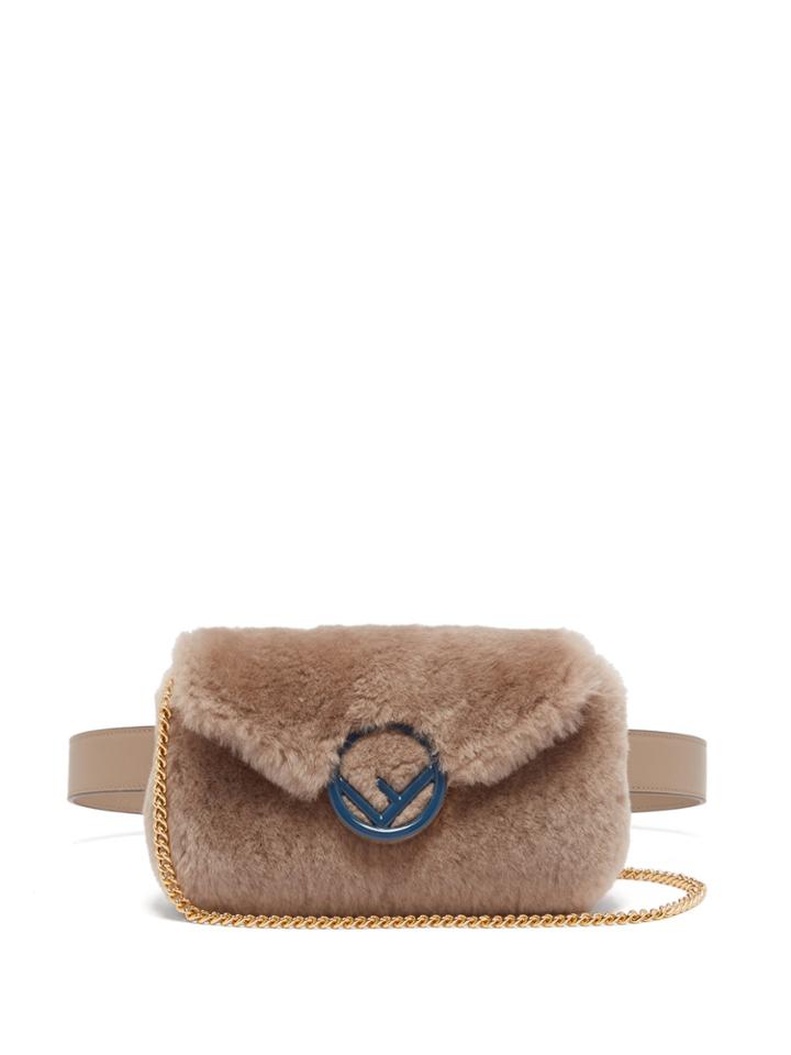 F Is Fendi Shearling Belt Bag