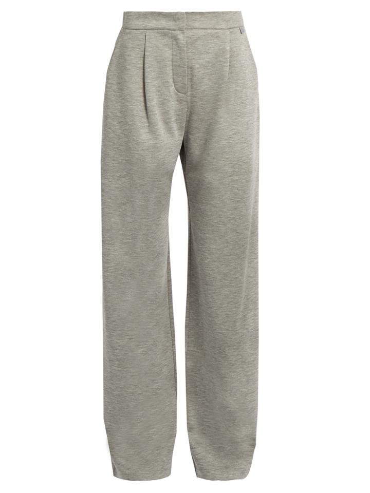 Weekend Max Mara Wide-leg Jersey Trousers
