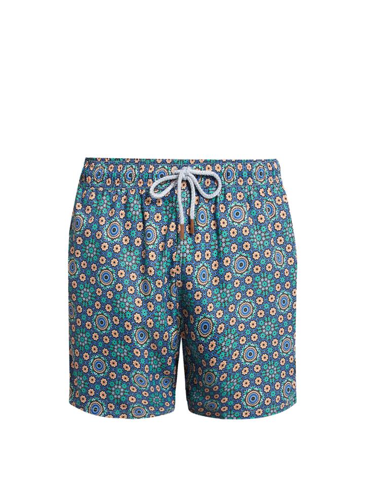 Retromarine Roulettes-print Swim Shorts