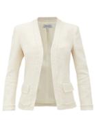 Matchesfashion.com Odyssee - Marlin Cotton-blend Tweed Jacket - Womens - Ivory