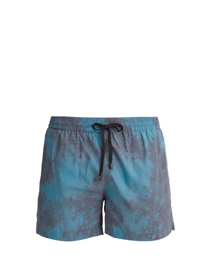Everest Isles Anton Abstract-print Swim Shorts