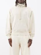 Ami - Ami De Caur-logo Organic Cotton-jersey Sweatshirt - Mens - Cream