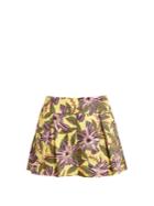 Redvalentino Floral-print Cotton-blend Poplin Shorts
