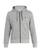 Polo Ralph Lauren Hooded Zip-through Interlock-jersey Sweatshirt