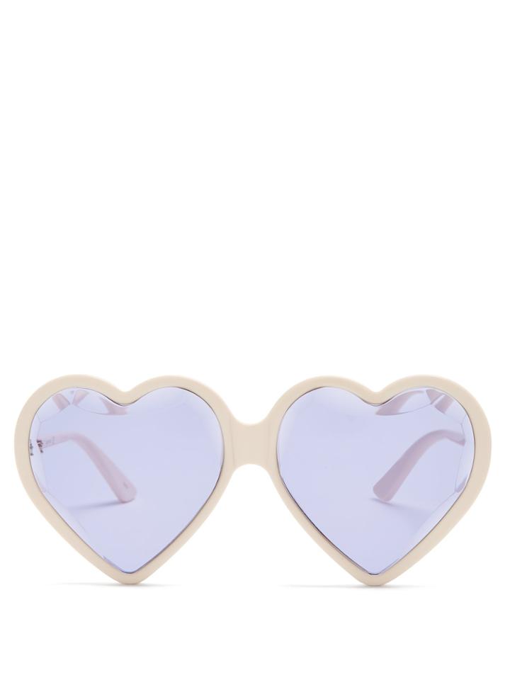 Gucci Heart-shaped Frame Sunglasses
