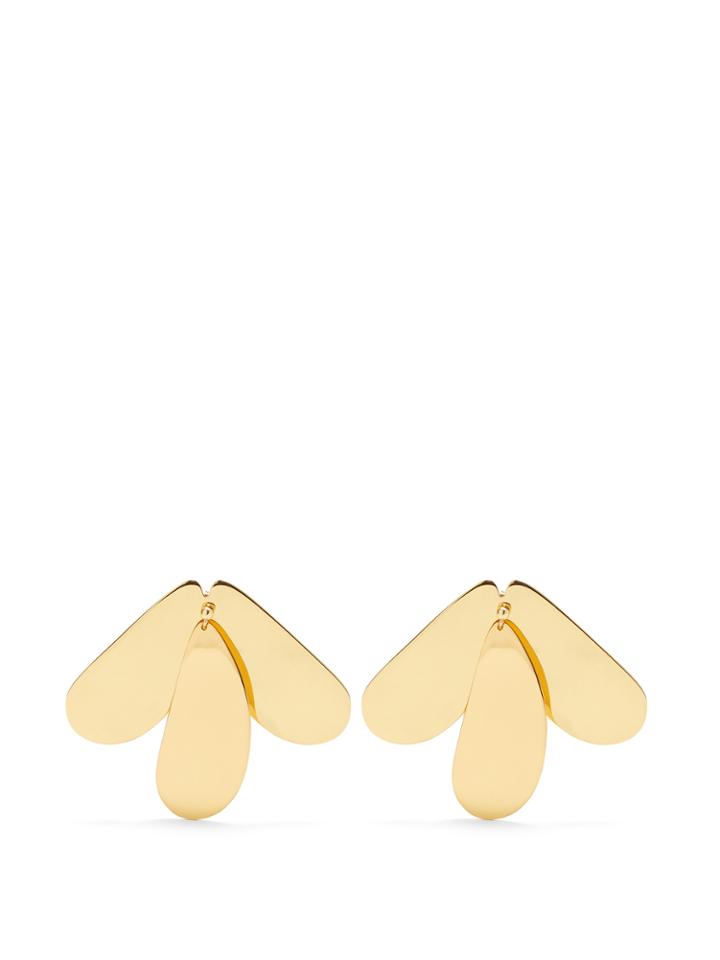 Ellery Greed Gold-plated Earrings