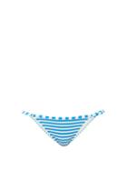 Matchesfashion.com Solid & Striped - The Lulu Striped Bikini Briefs - Womens - Blue White