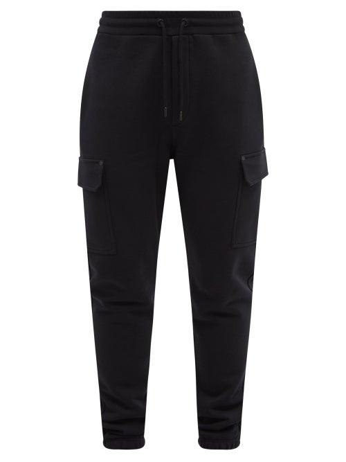 Frame - Cargo-pocket Cotton-blend Track Pants - Mens - Black