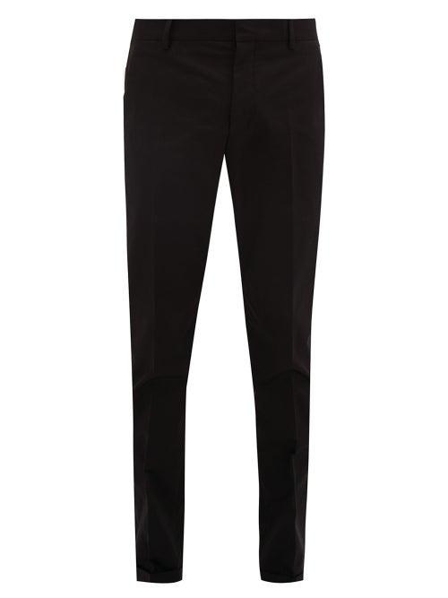 Matchesfashion.com Prada - Tailored Slim Leg Chino Trousers - Mens - Black