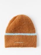 Jacquemus - Bonnet Neve Logo-embroidered Beanie Hat - Womens - Brown