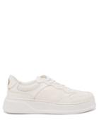 Gucci - Gg-embossed Leather Trainers - Mens - White