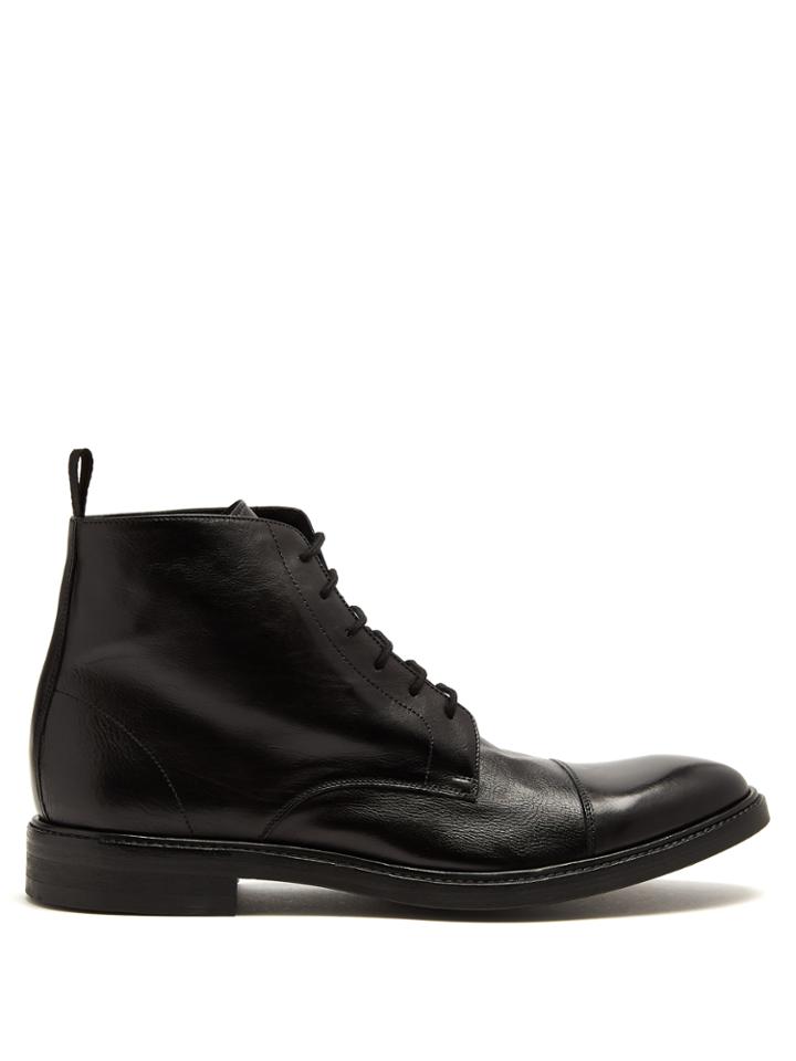 Paul Smith Jarman Lace-up Leather Boots