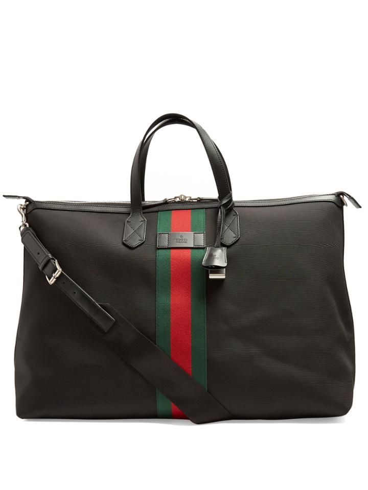 Gucci Web Technical-canvas Holdall