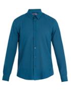 Vilebrequin Caracal Point-collar Cotton-voile Shirt