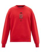 Dolce & Gabbana - Back-print Jersey Sweatshirt - Mens - Red