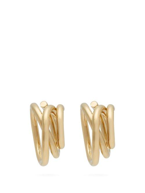 Matchesfashion.com Completedworks - Flow Gold Vermeil Hoop Earrings - Womens - Gold