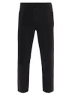 Matchesfashion.com Ami - Ami De Coeur-embroidered Jersey Track Pants - Mens - Black