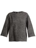 Rochas Prince Of Wales-check Wool-blend Top