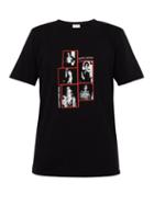 Matchesfashion.com Saint Laurent - Everything Now Printed Cotton T Shirt - Mens - Black Multi