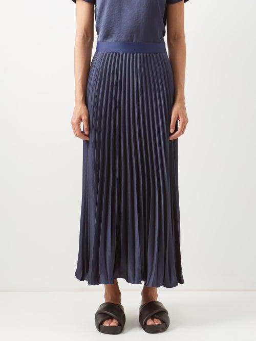 Weekend Max Mara - Gavino Skirt - Womens - Dark Navy