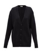 Maison Margiela - V-neck Cardigan - Womens - Navy