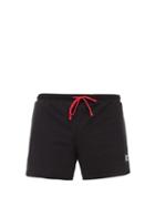 Matchesfashion.com District Vision - Simon Logo-print Stretch-jersey Shorts - Mens - Black
