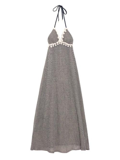 Vmt Careyes Steph Halterneck Maxi Dress