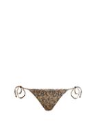 Matchesfashion.com Matteau - The String Bikini Briefs - Womens - Yellow Multi