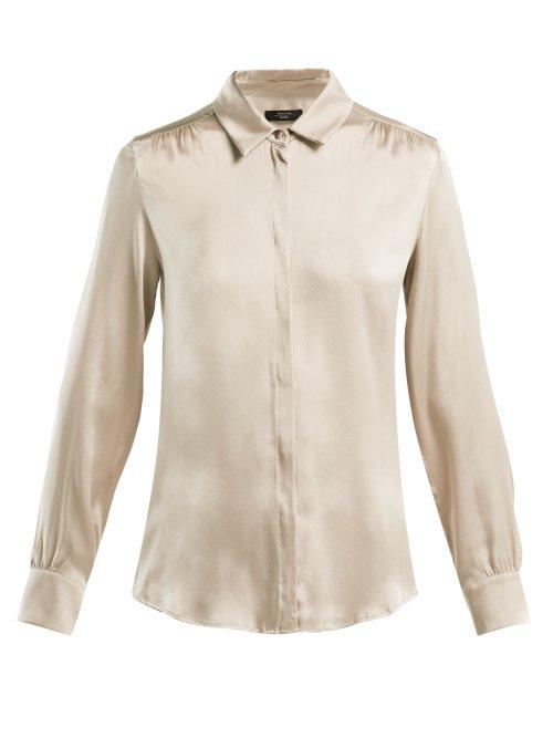 Matchesfashion.com Weekend Max Mara - Afone Blouse - Womens - Ivory