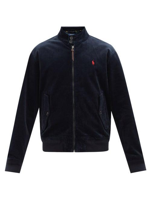 Polo Ralph Lauren - Logo-embroidered Cotton-blend Corduroy Jacket - Mens - Navy