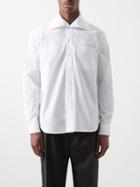 Stefan Cooke - Ribbed-collar Cotton Shirt - Mens - White