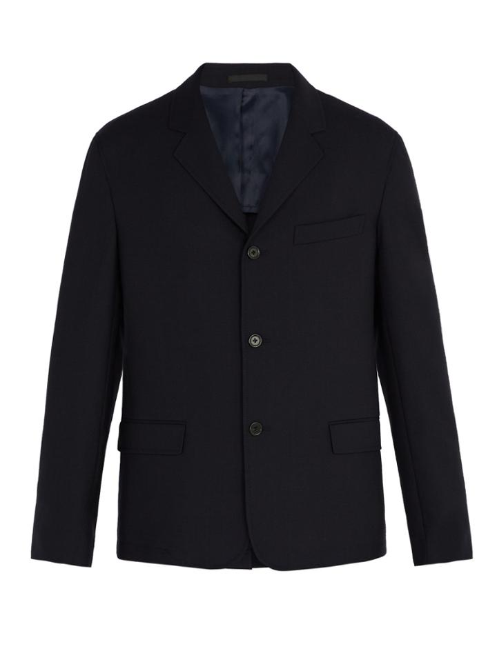 Stella Mccartney Three-button Single-breasted Wool Blazer