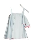 Anna October Ruffled Stretch-cotton Top