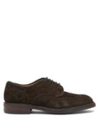 Matchesfashion.com Cheaney - Bexhill Suede Brogue Derby Shoes - Mens - Dark Brown