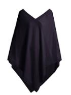 Matchesfashion.com Tomas Maier - V Neck Cashmere Poncho - Womens - Navy