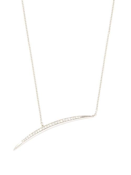 Matchesfashion.com Shaun Leane - Armis Diamond & 18kt White-gold Necklace - Mens - White Gold