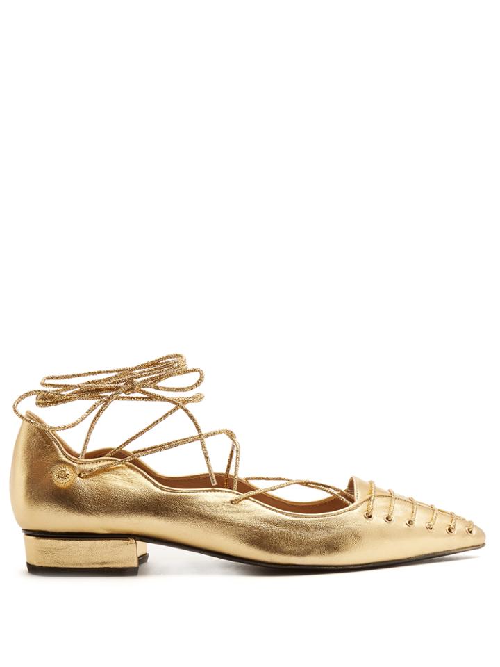 Rue St. Lexington Leather Flats
