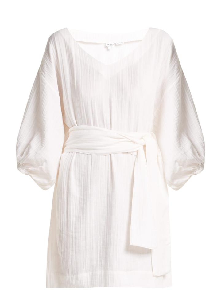 Rhode Resort Arya Tie-waist Cotton Dress