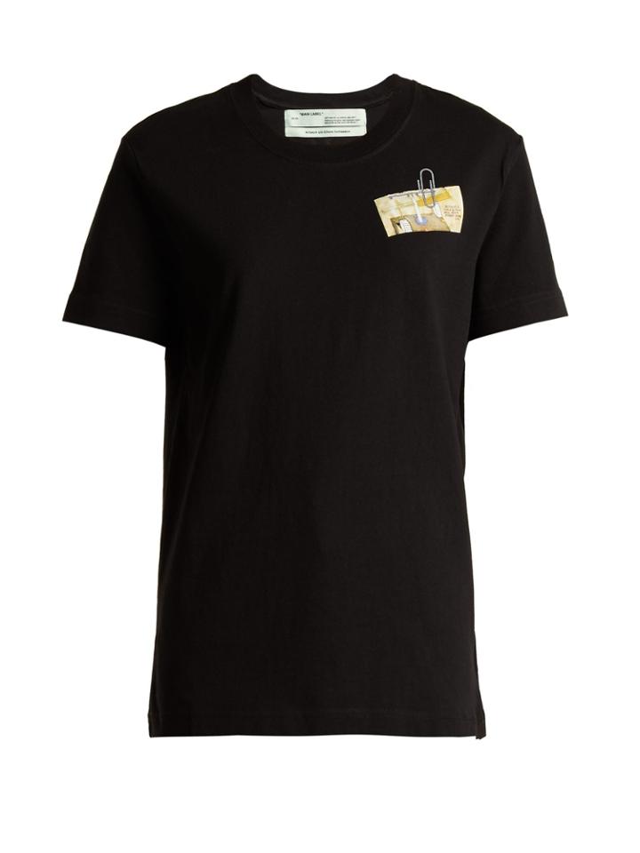 Off-white Artwork-print Cotton T-shirt