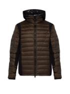 Matchesfashion.com Moncler - Hers Hooded Quilted Down Jacket - Mens - Brown Multi