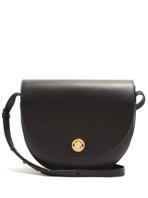 Matchesfashion.com Mansur Gavriel - Saddle Leather Shoulder Bag - Womens - Black