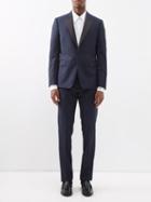Paul Smith - Single-breasted Wool Suit Jacket - Mens - Navy