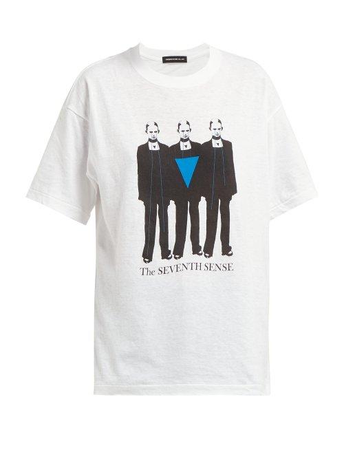 Matchesfashion.com Undercover - The Seventh Sense Cotton Jersey T Shirt - Womens - White