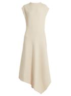 Raey Asymmetric-hem Woven Cotton-blend Dress