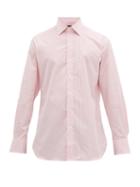 Matchesfashion.com Emma Willis - Striped Slim-fit Cotton Shirt - Mens - Pink