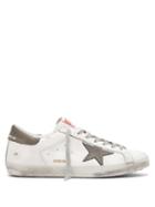 Matchesfashion.com Golden Goose - Super Star Low Top Leather Trainers - Mens - Grey White