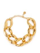 Matchesfashion.com Misho - Chunky Chain Brass Necklace - Womens - Gold